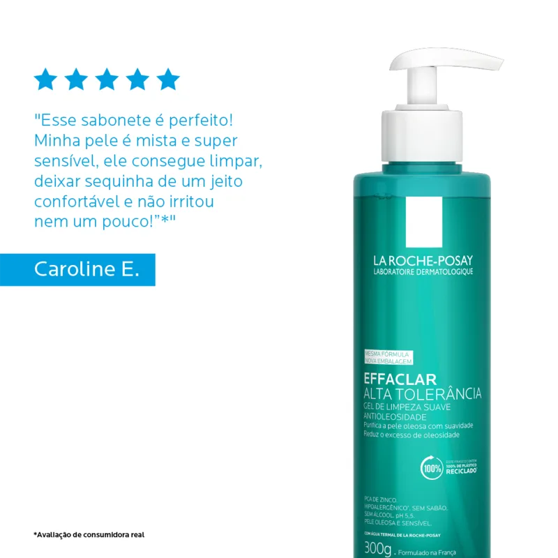 La Roche-Posay Effaclar Alta Tolerância - Sabonete Facial 300g - Imagem 2
